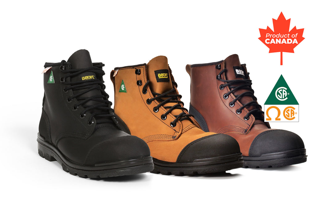 Bucks® Puritan - 6" Lace-up CSA Steel-toe Work Boot