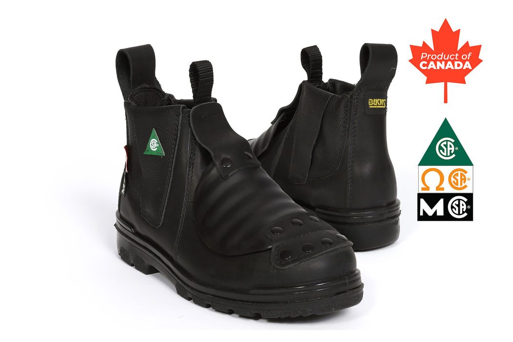 Bucks® Rival External Metatarsal - 6" Slip-on CSA Steel-toe Work Boot