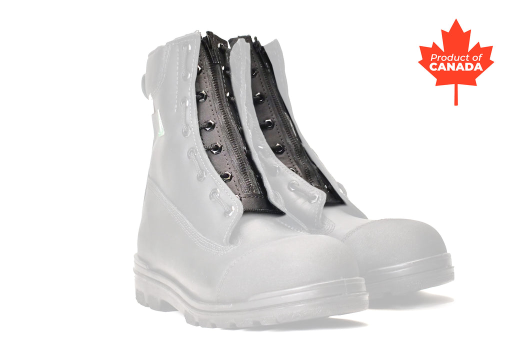 Boot Lace to Zipper Inserts - Pair