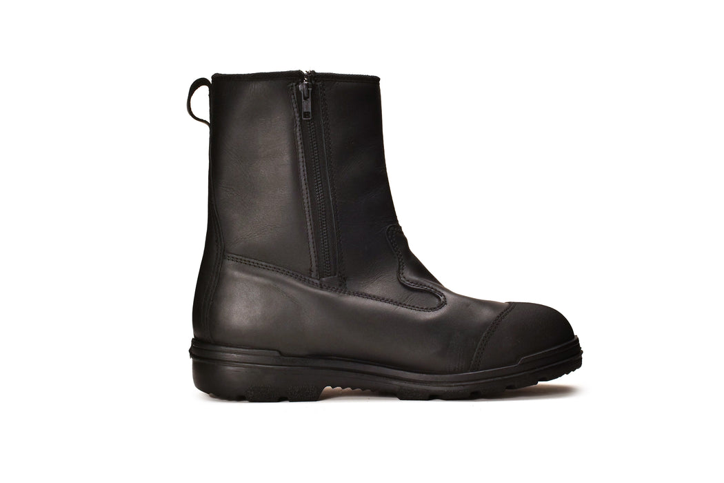 Bucks® Ryder - 8" Black Zip-up CSA Steel-toe Work Boot